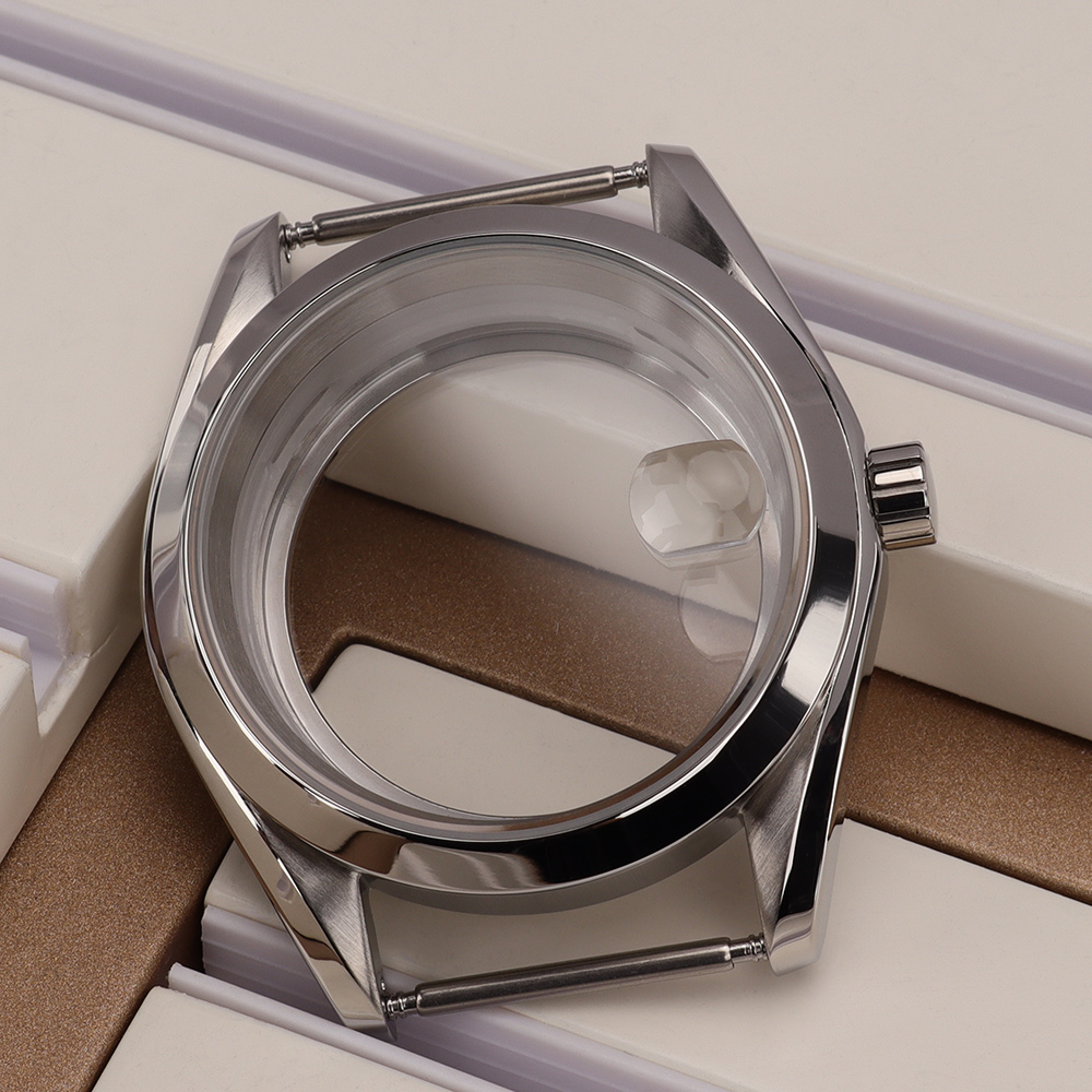 Reel Case - Nh35 caso 39mm borda chanfrada polido