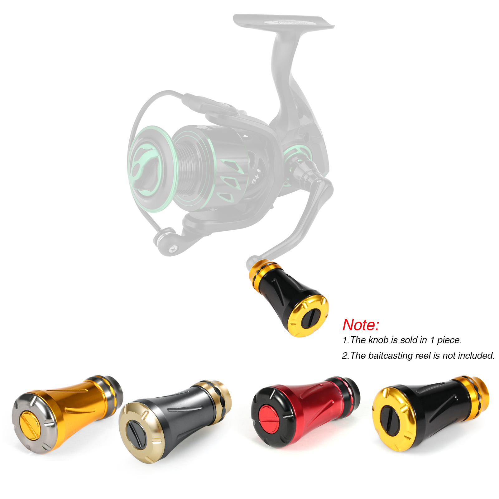 Lixada-Fishing Reel Handle Kno - Reel Spare Spool avaliação e preço